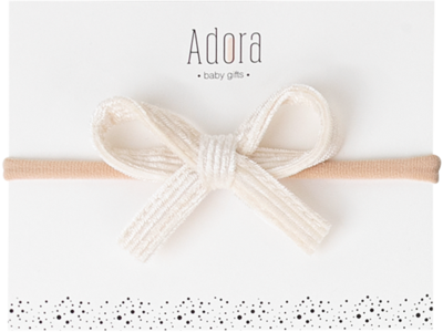 Mini Corduroy Bow Headbands by Adora (more colors) Cheap Pice Top Quality
