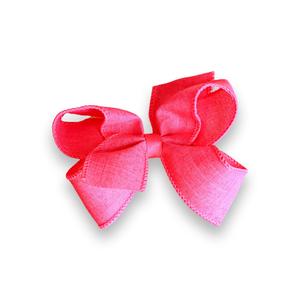 Medium Linen Bow | Pink Finishline Online