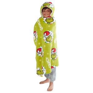 The Grinch Youth Hooded Blanket Cheap Sale 100% Original