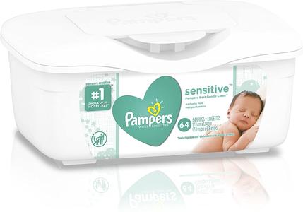 Pampers Sensitive Wipes Tub 64s 2025 New For Sale