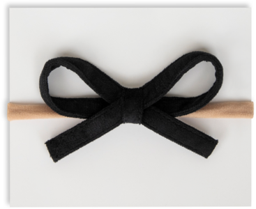 Velvet bow headbands by Adora Cheapest Pice