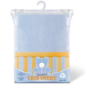 Regular Crib Sheet Blue Cheap Sale Pictures