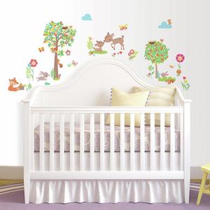 Woodland Creatures Peel and Stick Wall Decals Cheap Shop