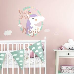 Unicorn Magic Peel and Stick Wall Decals with Glitter Discount Online