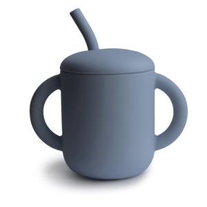 Mushie Silicone Training Cup and Straw Tradewinds Discount Footaction