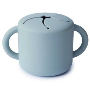 Mushie Snack Cup - Powder Blue Original Online