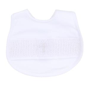 Blessed Smocked Bib | White Clearance 2025 Unisex