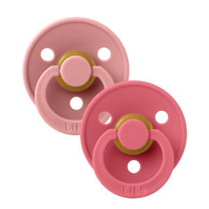 Bibs Pacifier - 2 pack - Dusty Pink/Coral Release Dates Sale Online