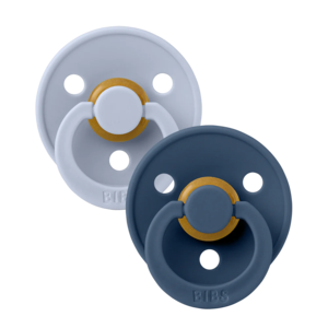 Bibs Pacifier - 2 Pack - Dusty Blue/Steel Blue Sale Cheap Online