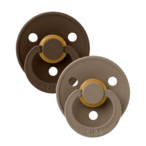 Bibs Pacifier - 2 Pack - Mocha/Dark Oak Discount Visit New