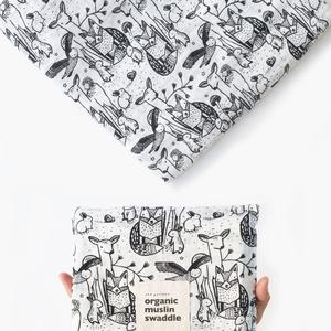 Wee Gallery Organic Muslin Swaddle - Forest Discount With Mastercard