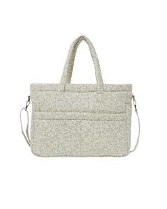 Quincy Mae - Green Garden Diaper Bag   Changing Pad Set Free Shipping Low Cost