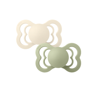 Ivory/Sage 2 Pack Supreme Silicone Pacifiers Cheap Pice Low Shipping Fee