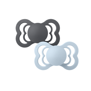 Iron/Baby Blue 2 Pack Supreme Silicone Pacifiers Cheap Sale Footaction