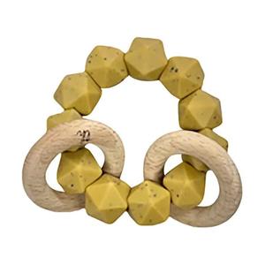 Abby Teething Rattle - Oak Bull Speckle Outlet Purchase