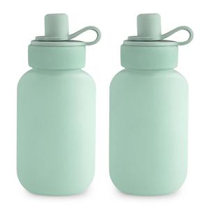 Mushie Silicone Puree Pouch 2-Pack - Cambridge Blue Cheap Best Wholesale
