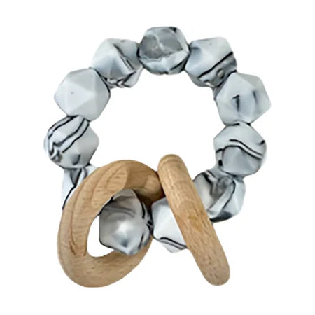 Abby Teething Rattle - Zebra Manchester Great Sale Online