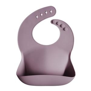 Mushie Silicone Baby Bib - Pale Mauve Buy Online Cheap Pice