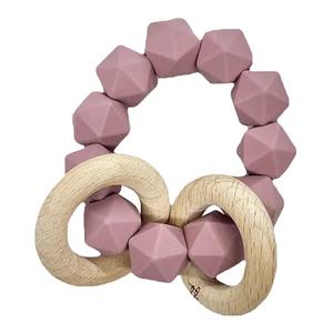 Abby Teething Rattle - Mauve Buy Cheap Buy