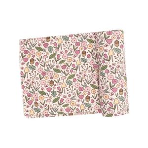 Acorn Floral - Swaddle Blanket: Pink Amazing Pice