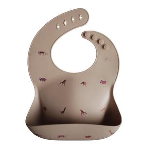 Mushie Silicone Baby Bib - Safari Tan 2025 Cheap Pice
