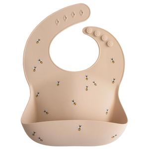 Mushie Silicone Baby Bib - Bees Real For Sale