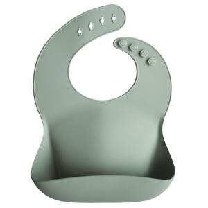 Mushie Silicone Baby Bib - Cambridge Blue Many Kinds Of Cheap Online