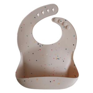 Mushie Silicone Baby Bib - Vanilla Confetti Cheap Sale 100% Original