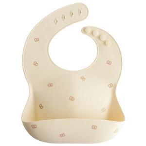 Mushie Silicone Baby Bib - Pretzel Nicekicks