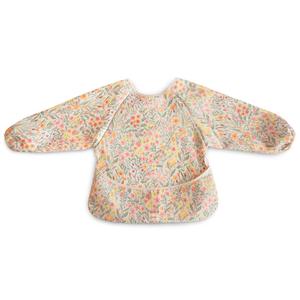 Mushie Long Sleeve Bib - Pastel Blooms Free Shipping Big Discount