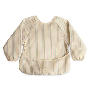 Mushie Long Sleeve Bib - Retro Stripes Cheap Sale Wiki