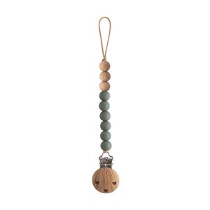 Mushie pacifier Clip Eva - Dried Thyme Free Shipping Nicekicks