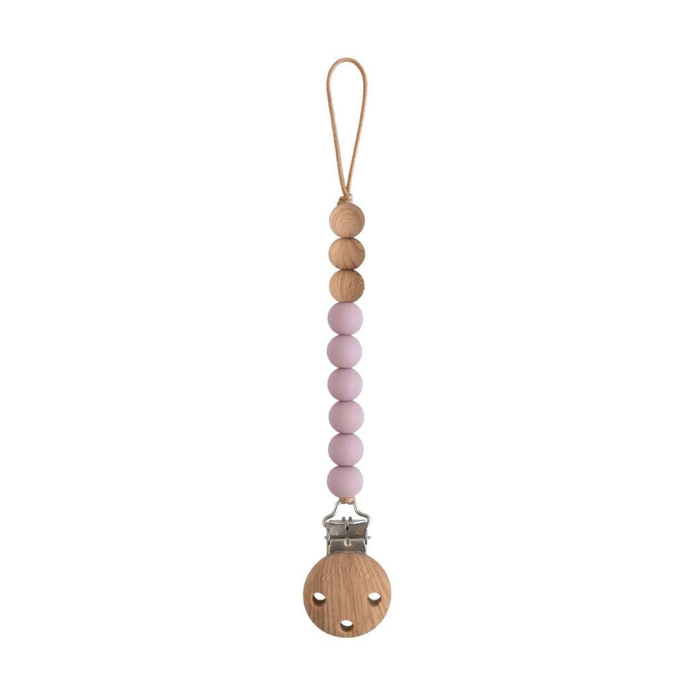 Mushie Pacifier Clip Eva - Mauve Buy Cheap Eastbay