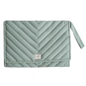 Mushie Portable Changing Pad - Roman Green Free Shipping Clearance