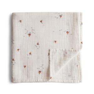 Mushie Organic Cotton Muslin Baby Swaddle -  Boats For Cheap Sale Online