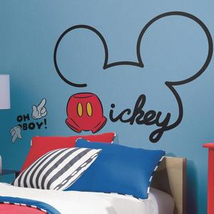 All About Mickey Giant Wall Decals Clearance Store Sale Online