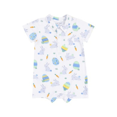 Angel Dear - Blue Easter Bunnies Polo Shortie 100% Authentic For Sale