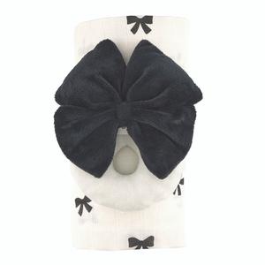 Stephan Baby - Swaddle with Plush Rattle - Bows Quality Free Shipping Low Pice
