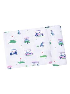 Angel Dear - Vintage Pink Golf Carts Swaddle Blanket Great Deals Cheap Pice