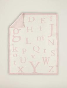 CozyChic ABC Blanket | Dusty Rose/Cream Cheap Free Shipping
