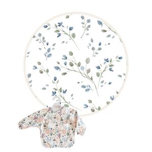 Long Sleeve Bib- Delicate Flowers 100% Authentic For Sale