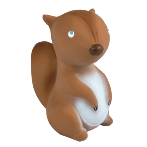 Arctic Squirrel Organic Rubber Teether, Rattle & Bath Toy Wholesale Pice For Sale