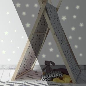 Glow in the Dark Star Peel and Stick Wall Decals Clearance Best Place