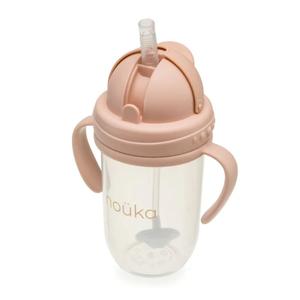 noüka Non-Spill Weighted Straw Cup 9OZ - Soft Blush Get Authentic