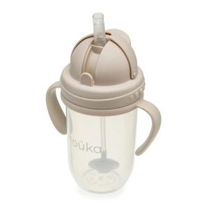 noüka Non-Spill Weighted Straw Cup 9OZ - Soft Sand Buy Cheap Genuine