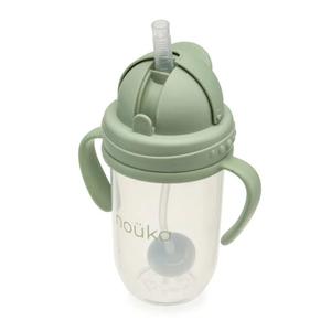 noüka Non-Spill Weighted Straw Cup 9OZ - Moss Sale Genuine