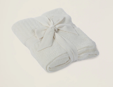 Barefoot Dreams - Cozychic Lite Ribbed Baby Blanket in Pearl Discount Shop Offer