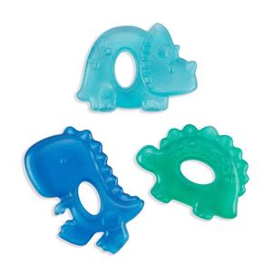 Cutie Coolers Water Filled Teethers 3pk - Dino Sale Authentic