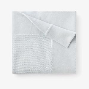 Sofia   Finn Garter Knit Baby Blanket | Pale Blue For Sale Free Shipping