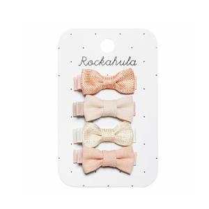 Flora Linen Mini Bow Clips Sale 2025 Newest
